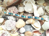 🌴🐚🌊Sanibel🌊🐚🌴Single Wrap-Handmade Jewelry, Bracelet-KicKassie'sKreations-~KicKassie's Kreations~ Nature Inspired Jewelry Designs and Leather