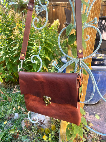 ~The Journey Clutch~-Leather Clutch Purse-~KicKassie'sKreations~ Nature Inspired Jewelry Designs and Leather-Brown bison-~KicKassie's Kreations~ Nature Inspired Jewelry Designs and Leather