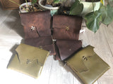 ~The Periwinkle Purse~-Leathe purse-~KicKassie'sKreations~ Nature Inspired Jewelry Designs and Leather-~KicKassie's Kreations~ Nature Inspired Jewelry Designs and Leather