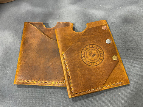 ~Wanderer Wallet~-Leather Wallet-KicKassie'sKreations-Bison Leather-~KicKassie's Kreations~ Nature Inspired Jewelry Designs and Leather