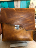 ~The Periwinkle Purse~-Leathe purse-~KicKassie'sKreations~ Nature Inspired Jewelry Designs and Leather-~KicKassie's Kreations~ Nature Inspired Jewelry Designs and Leather