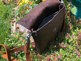 ~The Periwinkle Purse~-Leathe purse-~KicKassie'sKreations~ Nature Inspired Jewelry Designs and Leather-~KicKassie's Kreations~ Nature Inspired Jewelry Designs and Leather