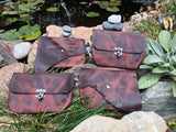 ~The Journey Clutch~-Leather Clutch Purse-~KicKassie'sKreations~ Nature Inspired Jewelry Designs and Leather-Rose-~KicKassie's Kreations~ Nature Inspired Jewelry Designs and Leather