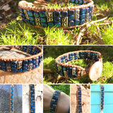 Stepping Stones-Handmade Jewelry, Bracelet-KicKassiesKreations-~KicKassie's Kreations~ Nature Inspired Jewelry Designs and Leather