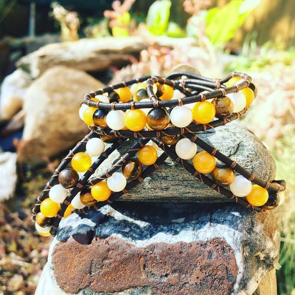 Poke Pride Mini Bracelet-Handmade Jewelry, Bracelet-KicKassiesKreations-~KicKassie's Kreations~ Nature Inspired Jewelry Designs and Leather