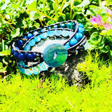 Beyond the Blue-Handmade Jewelry, Bracelet-KicKassie'sKreations-~KicKassie's Kreations~ Nature Inspired Jewelry Designs and Leather