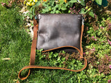 ~The Periwinkle Purse~-Leathe purse-~KicKassie'sKreations~ Nature Inspired Jewelry Designs and Leather-~KicKassie's Kreations~ Nature Inspired Jewelry Designs and Leather