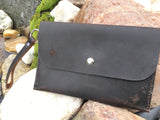 ~The Journey Clutch~-Leather Clutch Purse-~KicKassie'sKreations~ Nature Inspired Jewelry Designs and Leather-~KicKassie's Kreations~ Nature Inspired Jewelry Designs and Leather