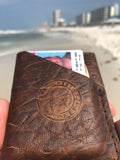~The Rambler Money Clip Wallet~-Leather Wallet-KicKassie'sKreations-~KicKassie's Kreations~ Nature Inspired Jewelry Designs and Leather