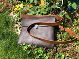 ~The Periwinkle Purse~-Leathe purse-~KicKassie'sKreations~ Nature Inspired Jewelry Designs and Leather-~KicKassie's Kreations~ Nature Inspired Jewelry Designs and Leather