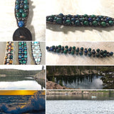 Water Dance-Handmade Jewelry, Bracelet-~KicKassie'sKreations~ Nature Inspired Jewelry Designs and Leather-~KicKassie's Kreations~ Nature Inspired Jewelry Designs and Leather