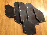 ~The Renegade Wallet~-Leather Wallet-KicKassie'sKreations-Blackjack rivets-~KicKassie's Kreations~ Nature Inspired Jewelry Designs and Leather