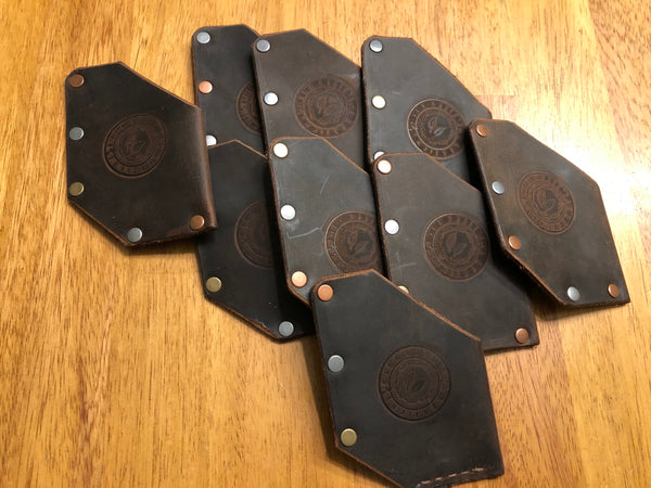 ~The Renegade Wallet~-Leather Wallet-KicKassie'sKreations-Blackjack rivets-~KicKassie's Kreations~ Nature Inspired Jewelry Designs and Leather