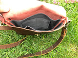 ~The Periwinkle Purse~-Leathe purse-~KicKassie'sKreations~ Nature Inspired Jewelry Designs and Leather-~KicKassie's Kreations~ Nature Inspired Jewelry Designs and Leather