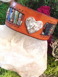 Wild Heart-Handmade Jewelry, Leather Bracelet-~KicKassie'sKreations~ Nature Inspired Jewelry Designs and Leather-~KicKassie's Kreations~ Nature Inspired Jewelry Designs and Leather