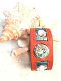 Calls of the Sea-Handmade Jewelry, Bracelet-~KicKassie'sKreations~ Nature Inspired Jewelry Designs and Leather-~KicKassie's Kreations~ Nature Inspired Jewelry Designs and Leather