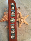 Calls of the Sea-Handmade Jewelry, Bracelet-~KicKassie'sKreations~ Nature Inspired Jewelry Designs and Leather-~KicKassie's Kreations~ Nature Inspired Jewelry Designs and Leather