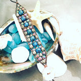 Mermaid Melody-Handmade Jewelry, Bracelet-KicKassie'sKreations-~KicKassie's Kreations~ Nature Inspired Jewelry Designs and Leather