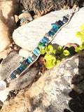 Coastal Wanderings-Leather Bracelet-KicKassie'sKreations-~KicKassie's Kreations~ Nature Inspired Jewelry Designs and Leather