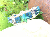 Coastal Wanderings-Leather Bracelet-KicKassie'sKreations-~KicKassie's Kreations~ Nature Inspired Jewelry Designs and Leather