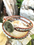 Nature's Luster-Handmade Jewelry, Bracelet-KicKassiesKreations-~KicKassie's Kreations~ Nature Inspired Jewelry Designs and Leather