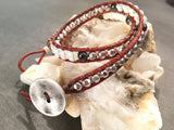 Nature's Luster-Handmade Jewelry, Bracelet-KicKassiesKreations-~KicKassie's Kreations~ Nature Inspired Jewelry Designs and Leather