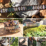 Keepers of the Night and The Wise Protector Set-Handmade Jewelry, Bracelet-KicKassiesKreations-~KicKassie's Kreations~ Nature Inspired Jewelry Designs and Leather