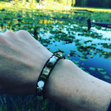 Lotus Bracelet-Handmade Jewelry, Bracelet-KicKassiesKreations-~KicKassie's Kreations~ Nature Inspired Jewelry Designs and Leather