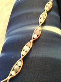 Big Wave Bracelet-Handmade Jewelry, Bracelet-KicKassiesKreations-~KicKassie's Kreations~ Nature Inspired Jewelry Designs and Leather