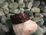 ~Wanderlust Leather Band Double Wrap ~-Handmade Jewelry, Bracelet-KicKassie'sKreations-~KicKassie's Kreations~ Nature Inspired Jewelry Designs and Leather