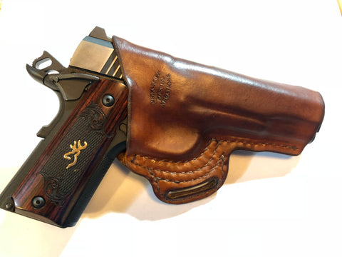 ~Custom Leather Holsters~-Leather Holster-~KicKassie'sKreations~ Nature Inspired Jewelry Designs and Leather-1911 full size Veg Tan Belt loops-~KicKassie's Kreations~ Nature Inspired Jewelry Designs and Leather