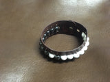 ~The Inner Peace Leather Band~-Handmade Jewelry, Bracelet-KicKassiesKreations-~KicKassie's Kreations~ Nature Inspired Jewelry Designs and Leather