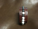 ~The Inner Peace Leather Band~-Handmade Jewelry, Bracelet-KicKassiesKreations-~KicKassie's Kreations~ Nature Inspired Jewelry Designs and Leather