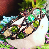 The Meadow-Handmade Jewelry, Bracelet-KicKassie'sKreations-~KicKassie's Kreations~ Nature Inspired Jewelry Designs and Leather