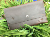 ~The Journey Clutch~-Leather Clutch Purse-~KicKassie'sKreations~ Nature Inspired Jewelry Designs and Leather-~KicKassie's Kreations~ Nature Inspired Jewelry Designs and Leather