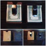 ~The Rambler Money Clip Wallet~-Leather Wallet-KicKassie'sKreations-Tan-~KicKassie's Kreations~ Nature Inspired Jewelry Designs and Leather