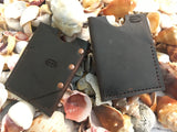 ~Wanderer Wallet~-Leather Wallet-KicKassie'sKreations-Black With Rivets-~KicKassie's Kreations~ Nature Inspired Jewelry Designs and Leather