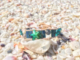 Coastal Wanderings-Leather Bracelet-KicKassie'sKreations-~KicKassie's Kreations~ Nature Inspired Jewelry Designs and Leather
