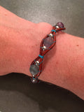 Blue Spruce-Handmade Jewelry, Bracelet-KicKassiesKreations-~KicKassie's Kreations~ Nature Inspired Jewelry Designs and Leather
