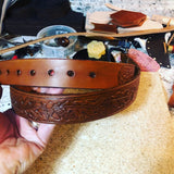 ~The Stillwater Custom Belt~-Leather Belt-KicKassie's Kreations-~KicKassie's Kreations~ Nature Inspired Jewelry Designs and Leather