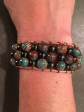 Rock Creek Bracelet-Handmade Jewelry, Bracelet-KicKassiesKreations-~KicKassie's Kreations~ Nature Inspired Jewelry Designs and Leather