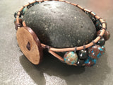 Rock Creek Bracelet-Handmade Jewelry, Bracelet-KicKassiesKreations-~KicKassie's Kreations~ Nature Inspired Jewelry Designs and Leather