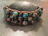 Rock Creek Bracelet-Handmade Jewelry, Bracelet-KicKassiesKreations-~KicKassie's Kreations~ Nature Inspired Jewelry Designs and Leather