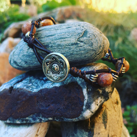 Balance Bracelet-Handmade Jewelry, Bracelet-KicKassiesKreations-~KicKassie's Kreations~ Nature Inspired Jewelry Designs and Leather