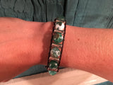 Greens of Life-Handmade Jewelry, Bracelet-KicKassiesKreations-~KicKassie's Kreations~ Nature Inspired Jewelry Designs and Leather