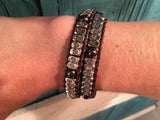 Everything's Coming up Flowers bracelet.-Handmade Jewelry, Bracelet-KicKassiesKreations-~KicKassie's Kreations~ Nature Inspired Jewelry Designs and Leather