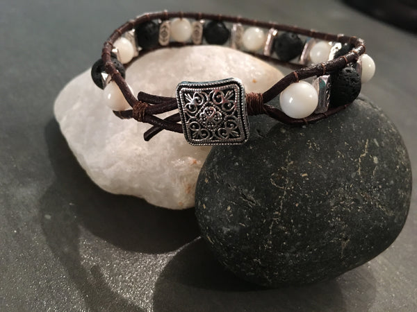 Harmony Bracelet-Handmade Jewelry, Bracelet-KicKassiesKreations-~KicKassie's Kreations~ Nature Inspired Jewelry Designs and Leather