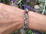 Russian Sage Bracelet-Handmade Jewelry, Bracelet-KicKassiesKreations-~KicKassie's Kreations~ Nature Inspired Jewelry Designs and Leather