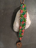 Hibiscus (Eternal Summer) Bracelet-Handmade Jewelry, Bracelet-KicKassiesKreations-~KicKassie's Kreations~ Nature Inspired Jewelry Designs and Leather