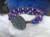 Twilight Bracelet-Handmade Jewelry, Bracelet-KicKassiesKreations-~KicKassie's Kreations~ Nature Inspired Jewelry Designs and Leather
